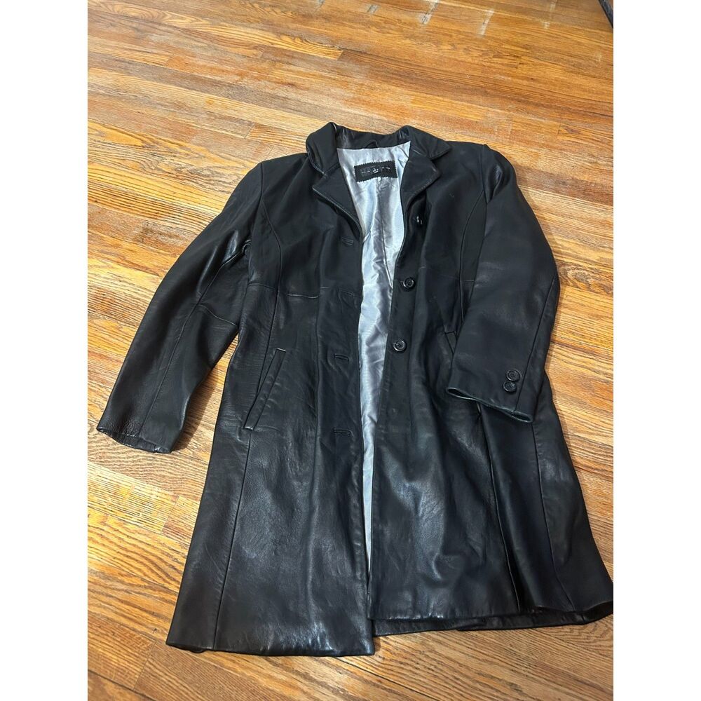 Gallery Leather Coat Large